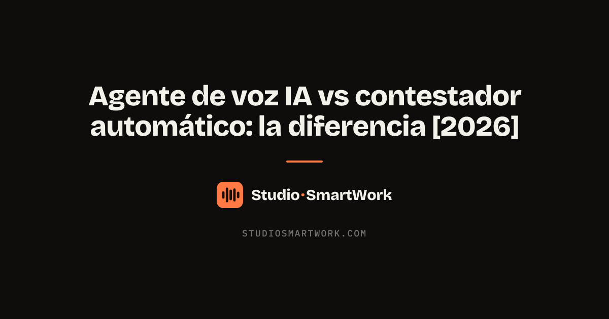 Comparativa entre un contestador automático y un agente de voz IA atendiendo una llamada