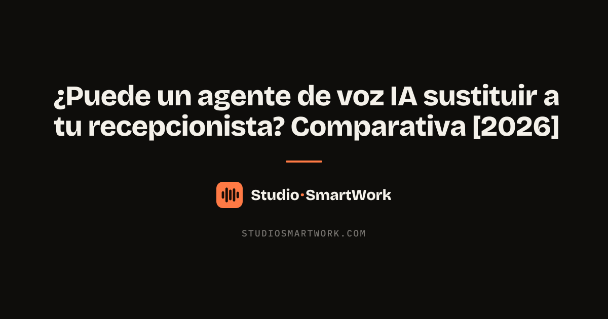 Comparativa entre un agente de voz IA y una recepcionista humana: costes, horario y capacidades