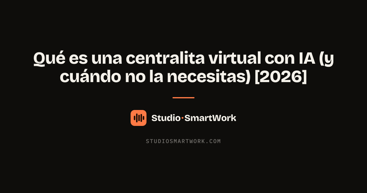 Diferencia entre una centralita virtual con funciones de IA y un agente de voz IA que atiende llamadas
