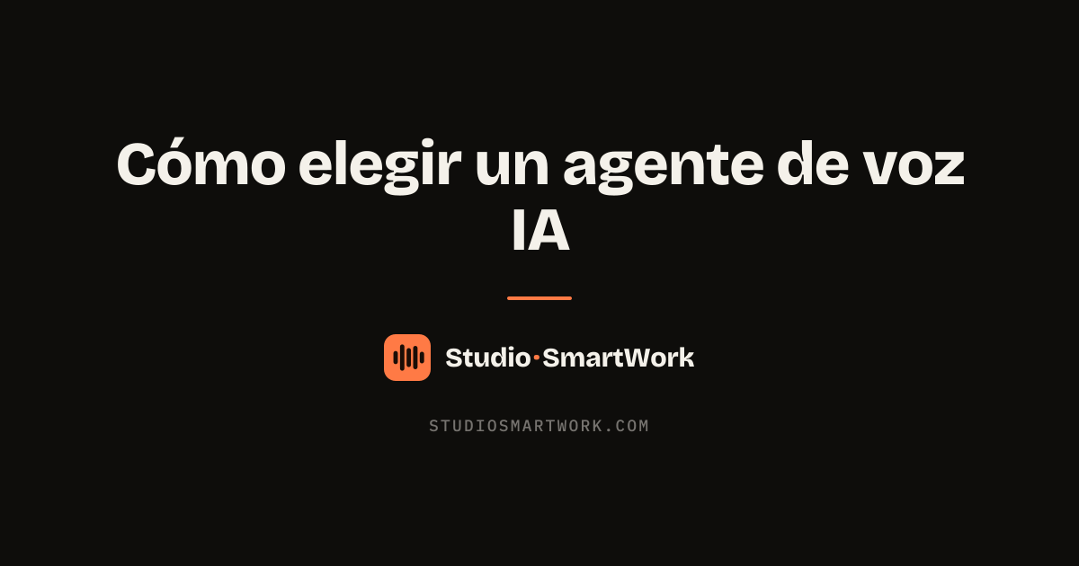 Checklist de criterios para elegir un agente de voz IA: naturalidad, integraciones, escalado, seguridad