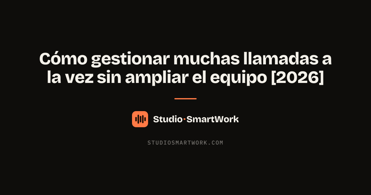 Agente de voz IA atendiendo varias llamadas simultáneas en la hora punta de un negocio