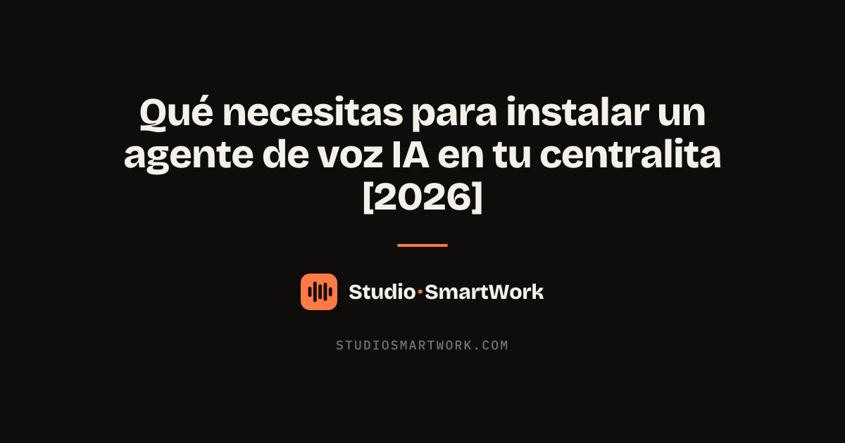 Instalación de un agente de voz IA en la centralita de una empresa mediante desvío de llamadas